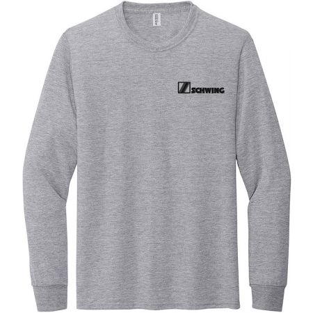 20-21LS, Small, Athletic Heather, Left Chest, Schwing (1-color).